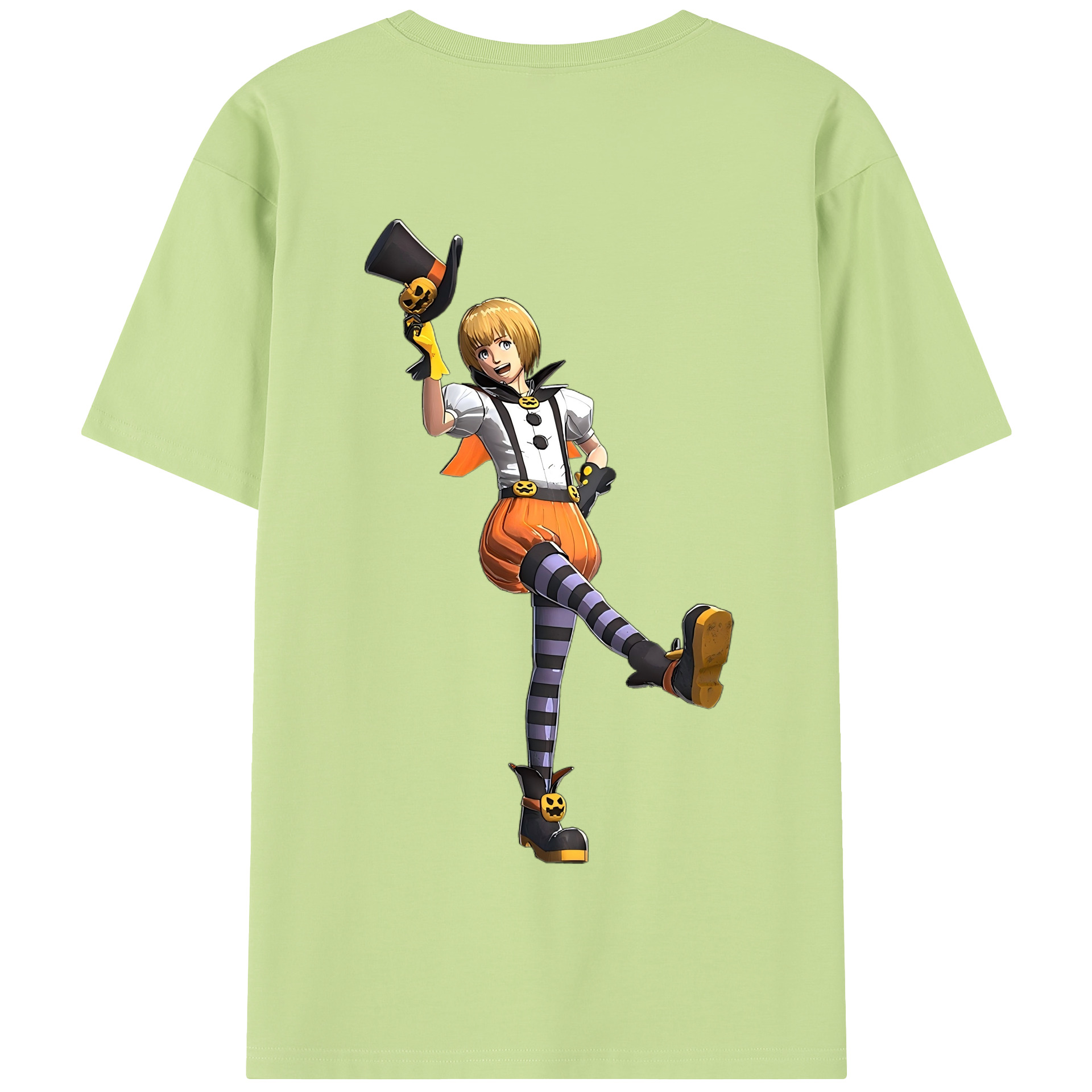 （画像用） 進撃の巨人 アルミン·アルレルト Attack on Titan Armin Arlert 綿100％半袖Tシャツ（背面プリント）